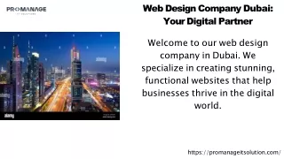 WEB DESIGN COMPANY DUBAI