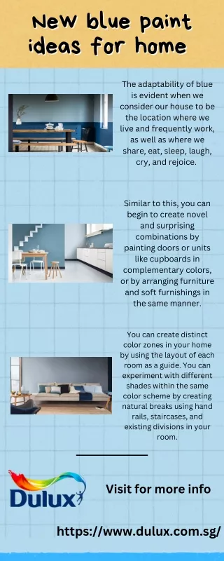 New blue paint ideas for home