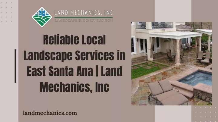 reliable local landscape services in east santa