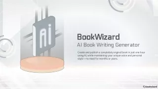 BookWizard – AI Book Writing Generator