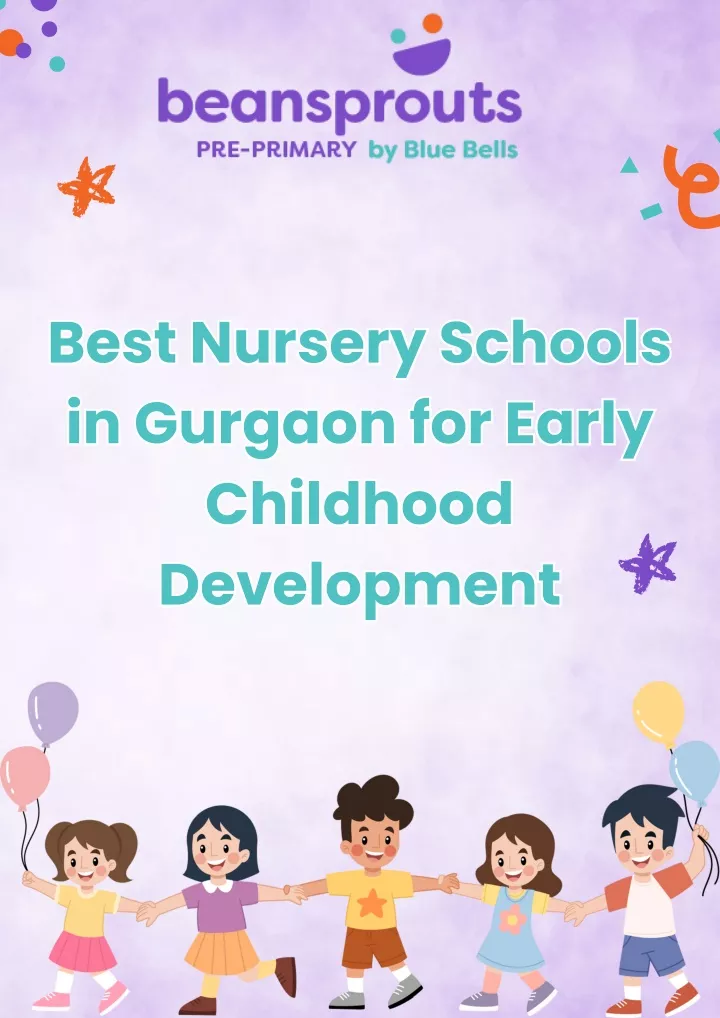 best nursery schools in gurgaon for early