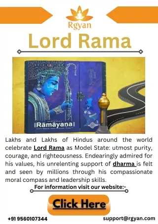 The Journey of Lord Ram by the epic Ramayana
