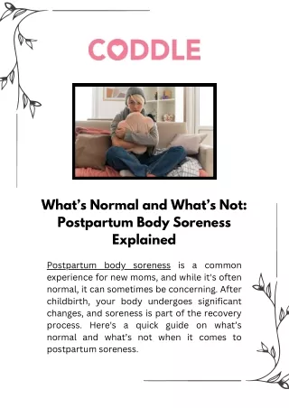 what s normal and what s not postpartum body