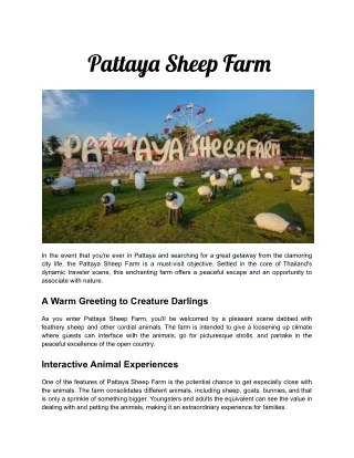 pattay sheep far