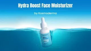 Hydra Boost Face Moisturizer by Kosmoderma - Shop kosmoderma