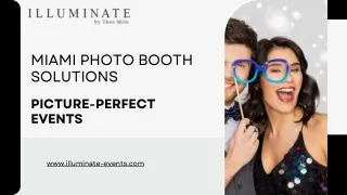 Miami Photo Booth Solutions: Picture-Perfect Events