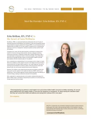 Bioidentical Hormone Replacement Therapy Expert - Erin Britton
