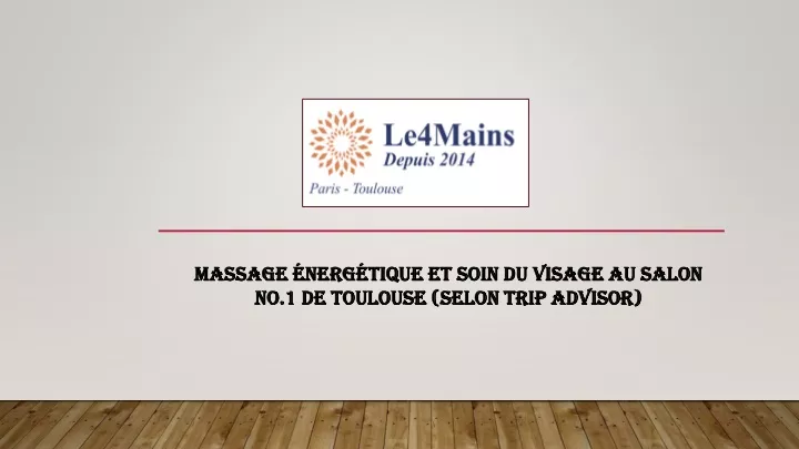 massage nerg tique et soin du visage au salon