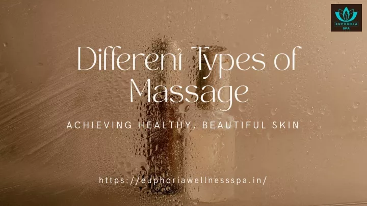 different types of massage