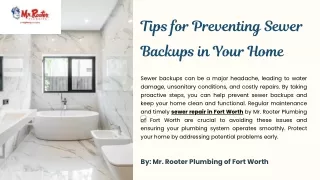 Tips for Preventing Sewer Backups in Your Home