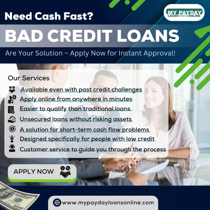 need cash fast bad credit loans are your solution