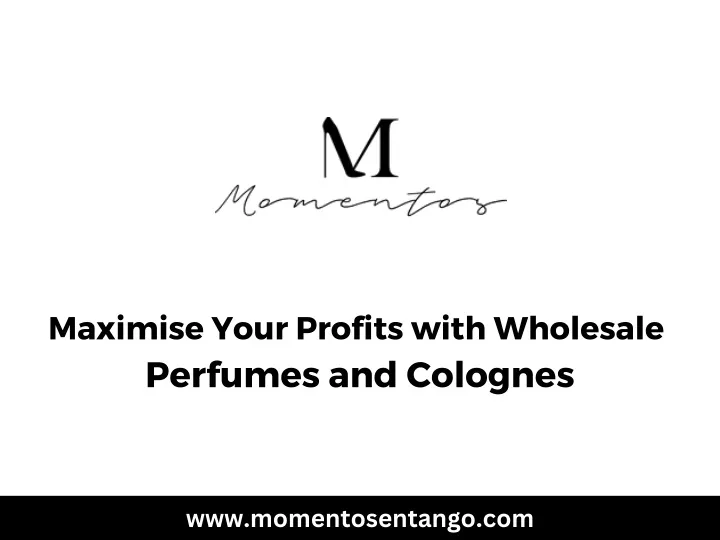 maximise your profits with wholesale perfumes