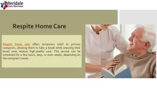 Professional Respite Home Care for Elderly Independence