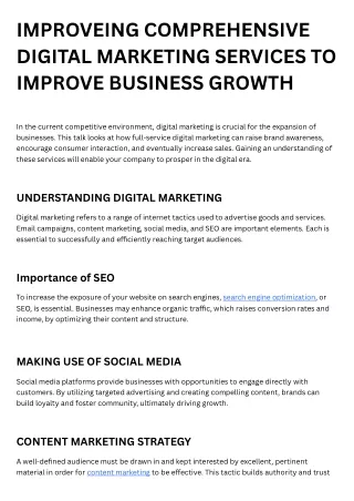 Digital Marketing Services In India