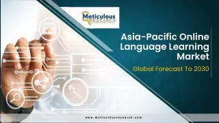 Asia-Pacific Online Language Learning Market to be Worth $22.5 Billion by 2030