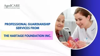 A Professional Guardianship Company| Legal Guardianship Services| Aged Care