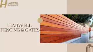Harwell Fencing & Gates: Expert Custom Fence & Gate Solutions