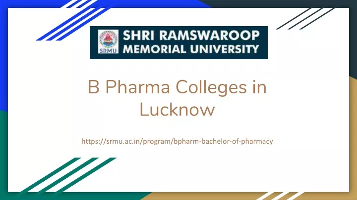 b pharma colleges in lucknow