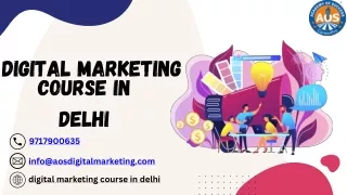 Join AOS Academy: Top Digital Marketing Course in Delhi