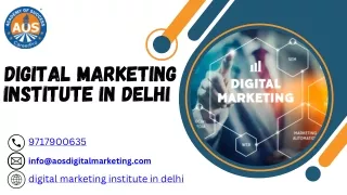 AOS Academy: Premier Digital Marketing Institute in Delhi