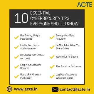 Essential Cybersecurity Tips Everyone Should Know