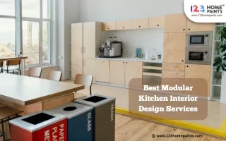 123 Home Paints: Best Modular Kitchen Interior Design Services