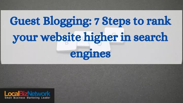 guest blogging 7 steps to rank your website