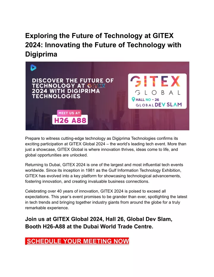 exploring the future of technology at gitex 2024