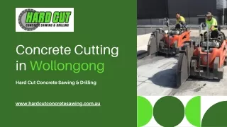 Concrete Cutting in Wollongong