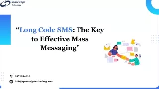 long code sms the key to effective mass messaging