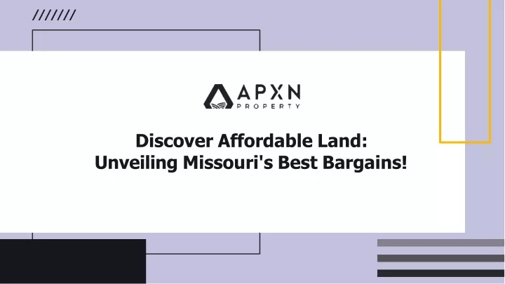 discover affordable land unveiling missouri