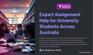 Expert Assignment Help for University Students Across Australia