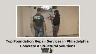top foundation repair services in philadelphia