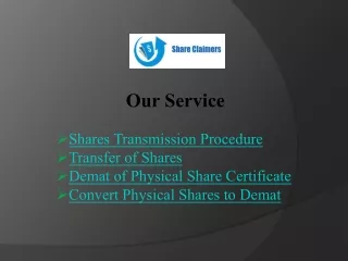 Share Claimers: Effortless Conversion of Physical Shares to Demat for Easy Manag