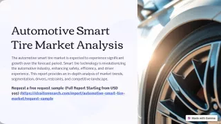 Automotive Smart Tire Market Report