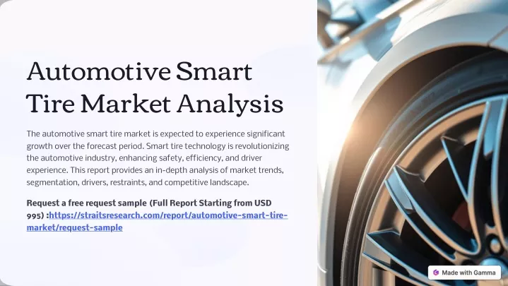 automotive smart tire market analysis