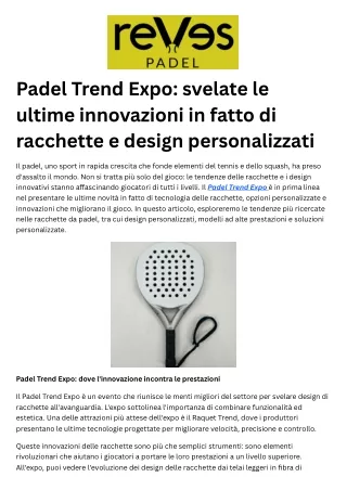 racchetta unica