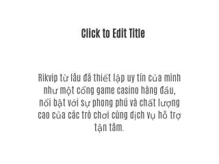 Nạp tiền: Hướng dẫn các phương thức nạp tiền vào Rikvip