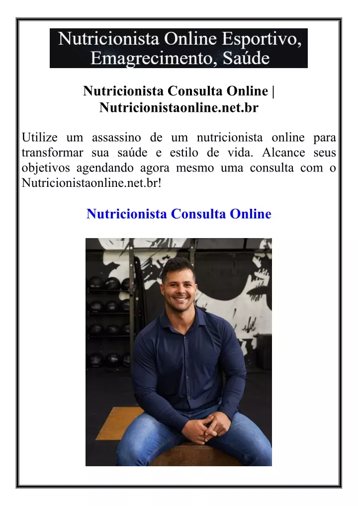 nutricionista consulta online nutricionistaonline