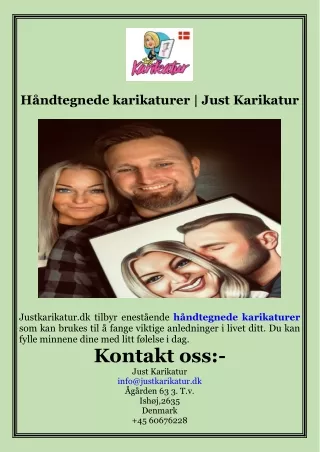 Håndtegnede karikaturer  Just Karikatur