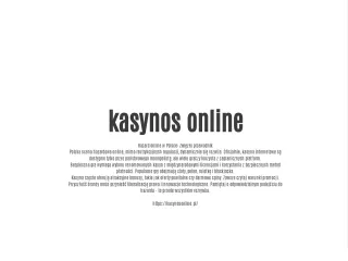 kasynos online