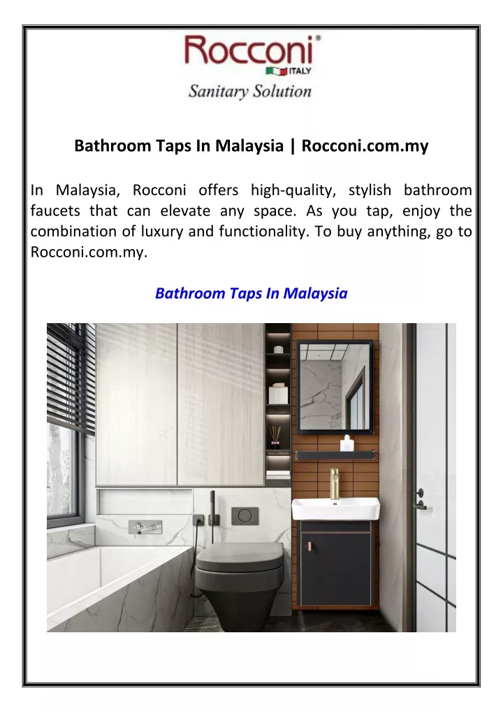 bathroom taps in malaysia rocconi com my