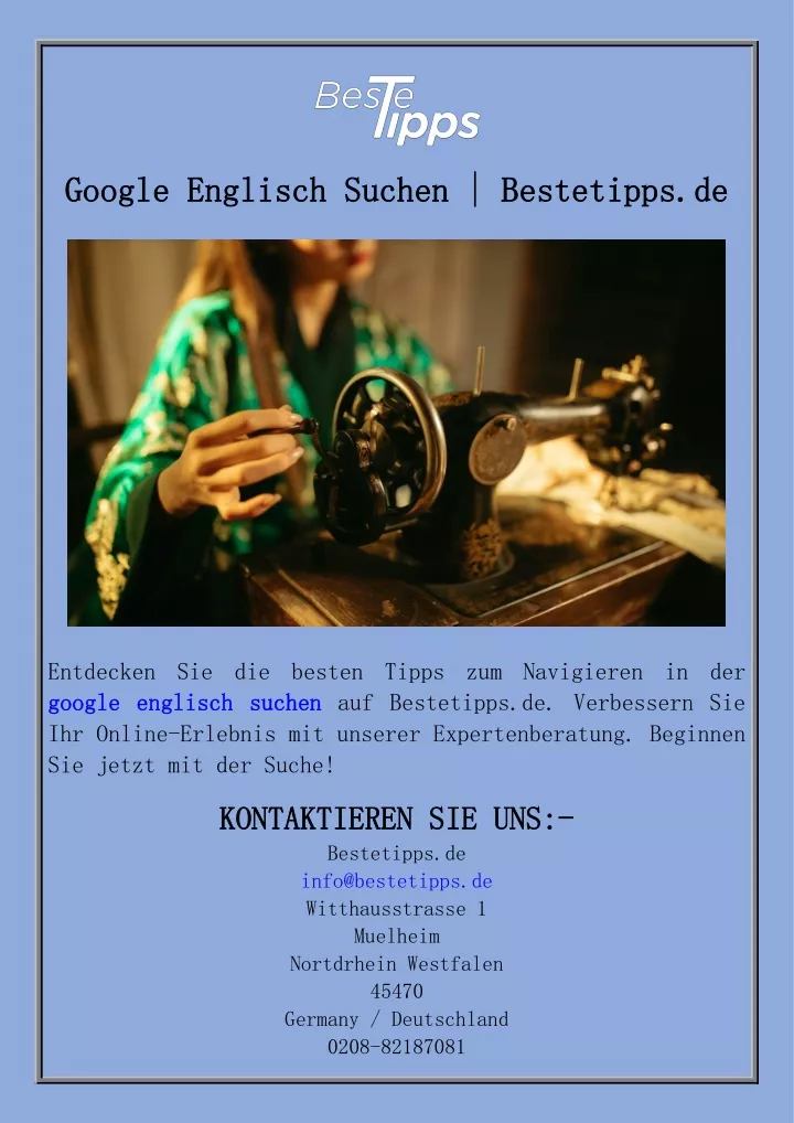 google google englisch englisch suchen