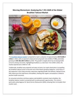 Breakfast Takeout Market