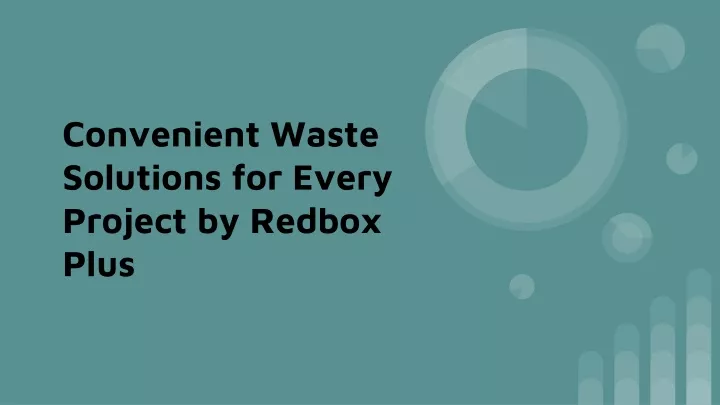 convenient waste solutions for every project by redbox plus