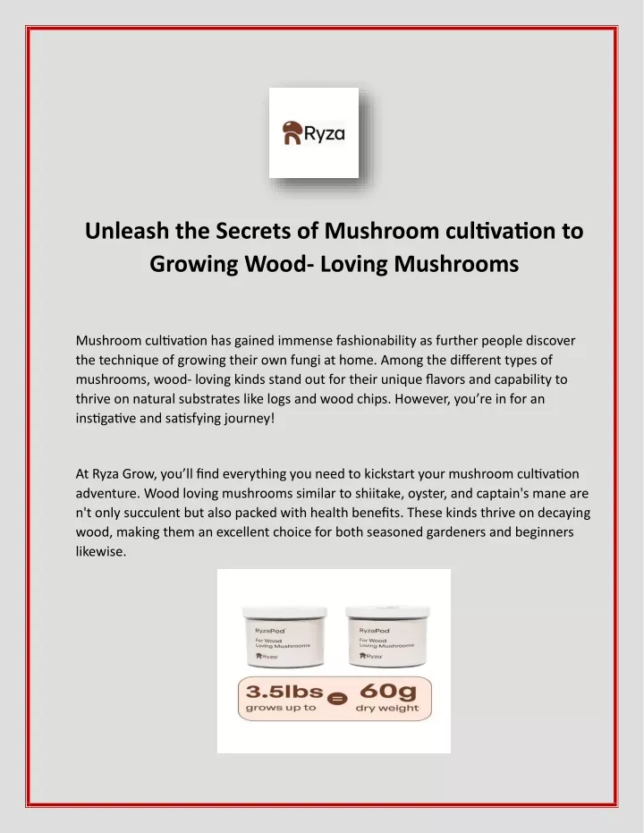 unleash the secrets of mushroom cultivation