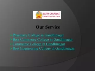 Explore BapuGKV: Your Pharmacy College in Gandhinagar