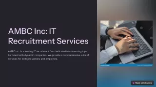 ambc inc it recruitment services