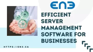 efficient server management software