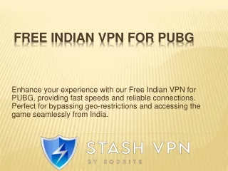 free indian vpn for pubg